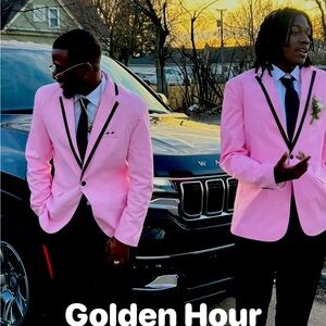 Pink men’s jacket blazer sports jacket